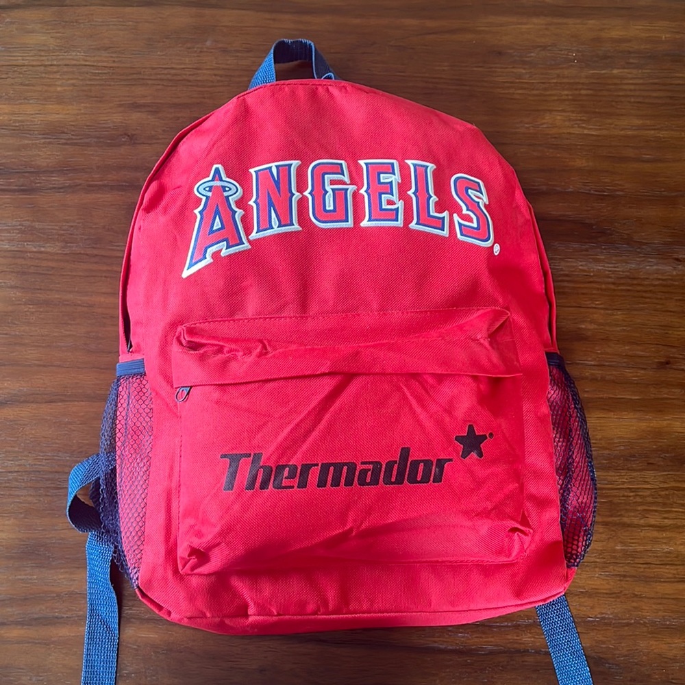 LA Angels Red & Blue Backpack